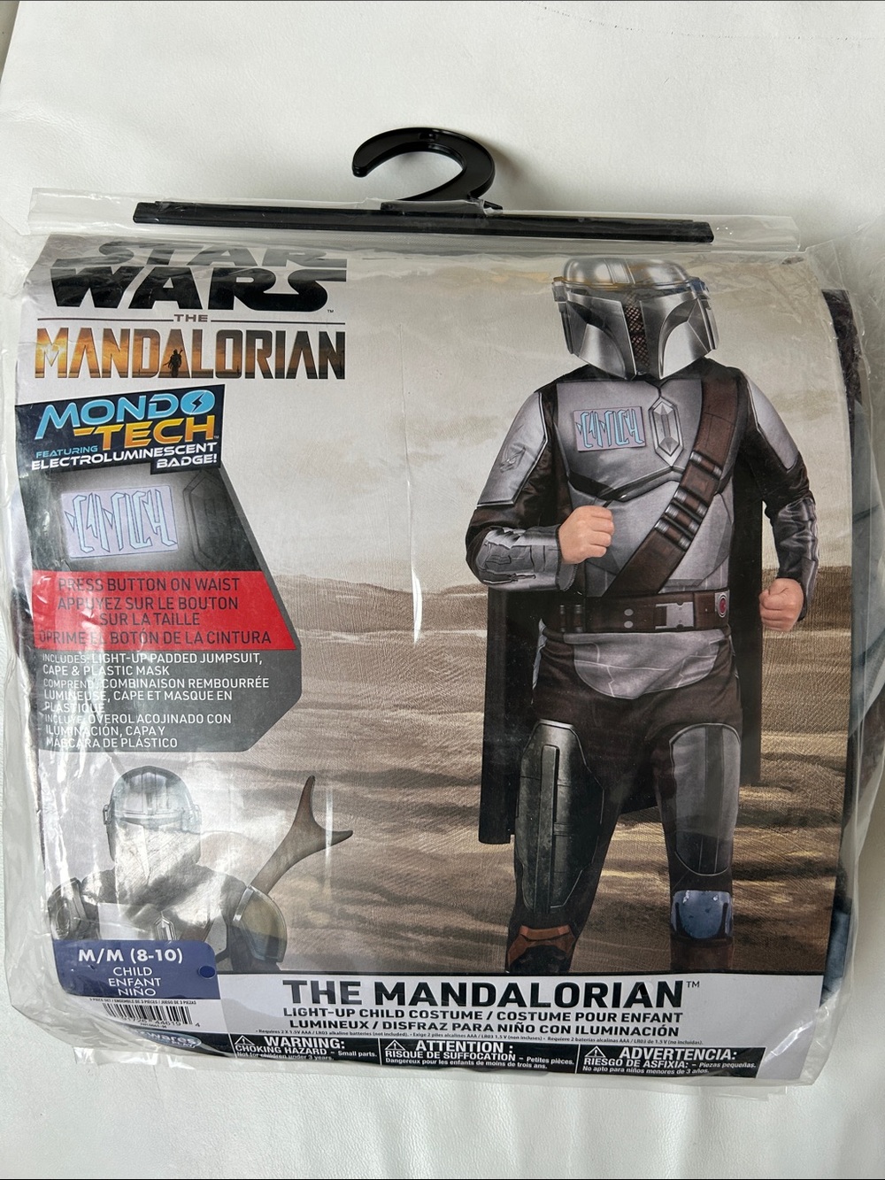 Light Up The Mandalorian Kid's Costume